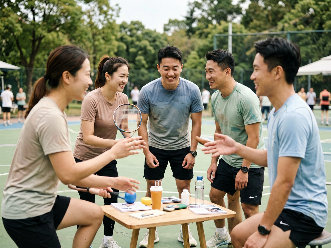 运动社区互动与用户交流空间
